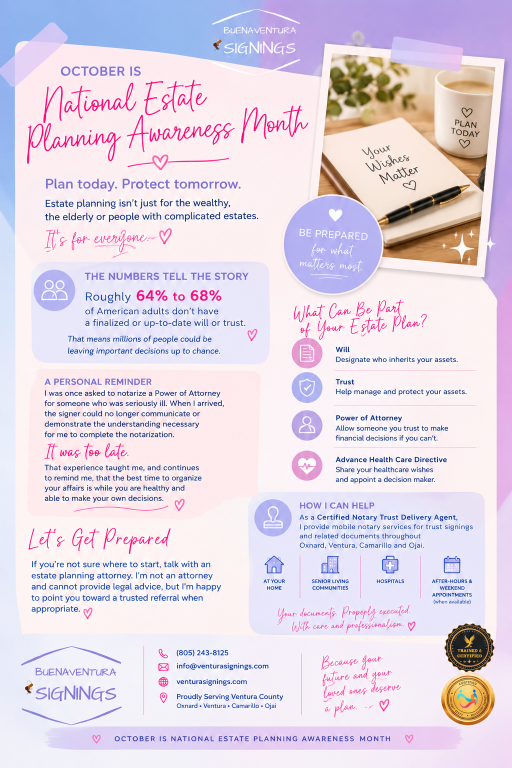 October Is National Estate Planning Awareness Month: Plan While You Can
